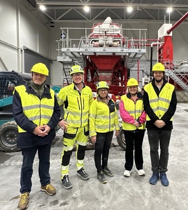 Fra venstre Patric Van Der Haegen, Mats Kjøbli Kristiansen, Kari Røset, Anita Helene Hall og Philip Lovegrove Falomir
