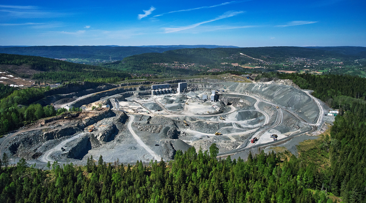 Flyfoto Steinskogen fra Mats