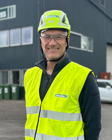 Tor Erik Hermansen anleggsleder Franzefoss Gjenvinning Vestfold